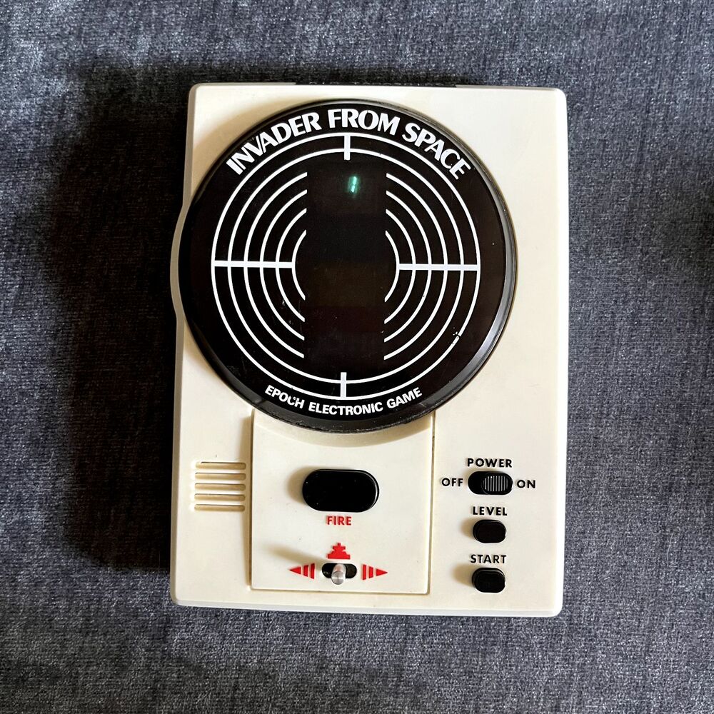 1980 Epoch's Invader From Space Electronic Handheld Video Game WORKING